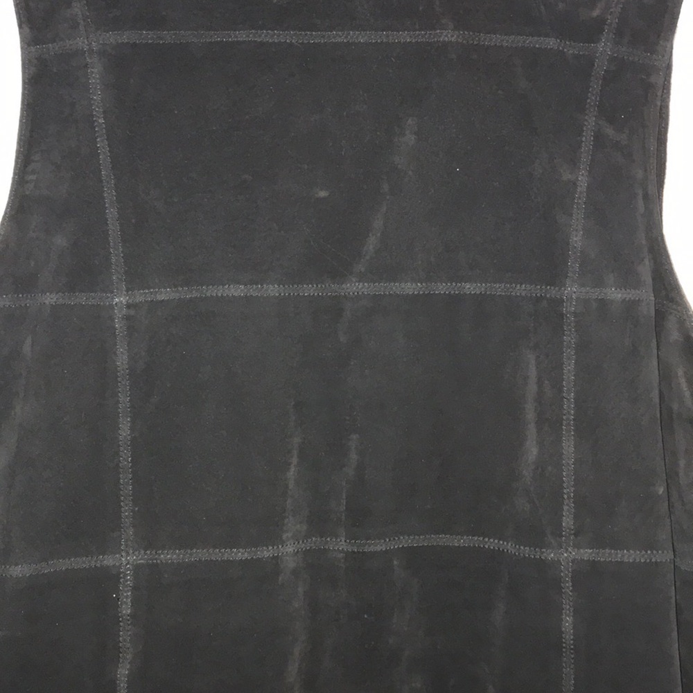Black Suede Zip Up Arizona Jeans Vest